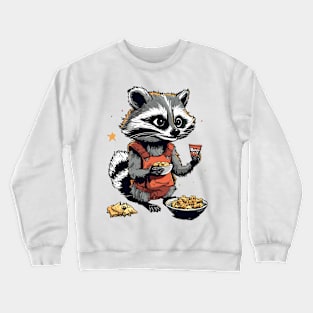 Cute raccoon Crewneck Sweatshirt